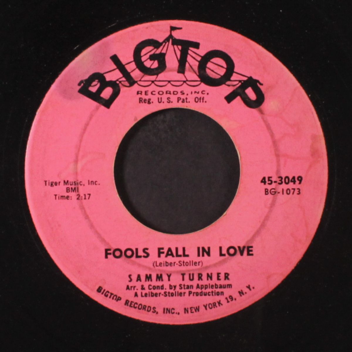 fools fall in love by SAMMY TURNER