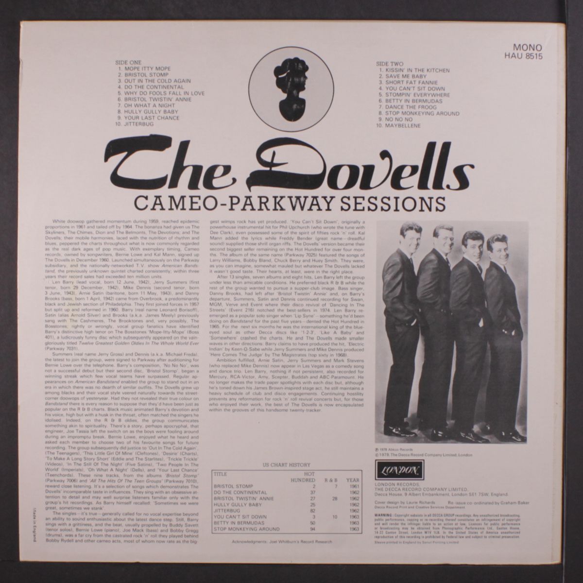 cameo-parkway sessions by DOVELLS