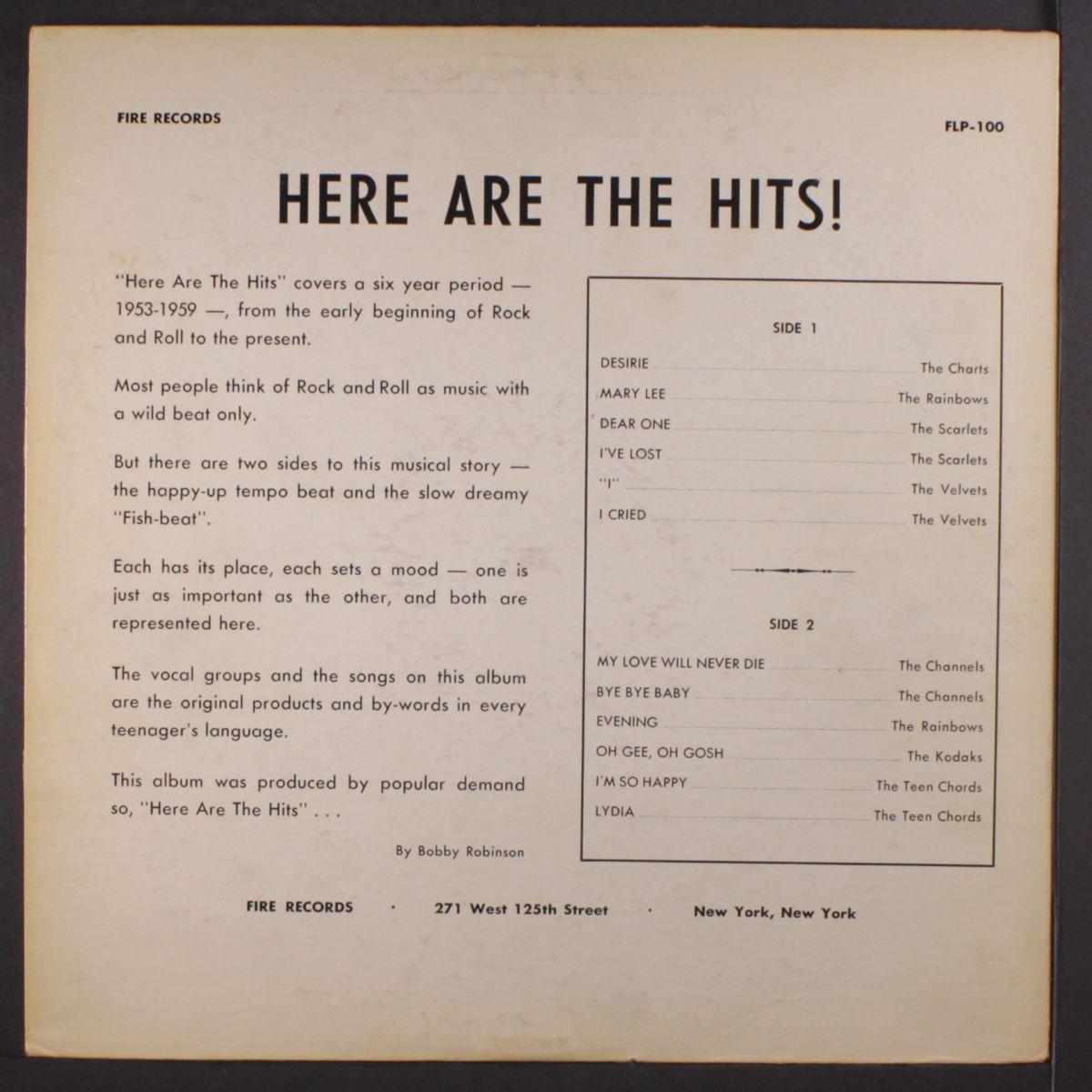 here are the hits by VARIOUS