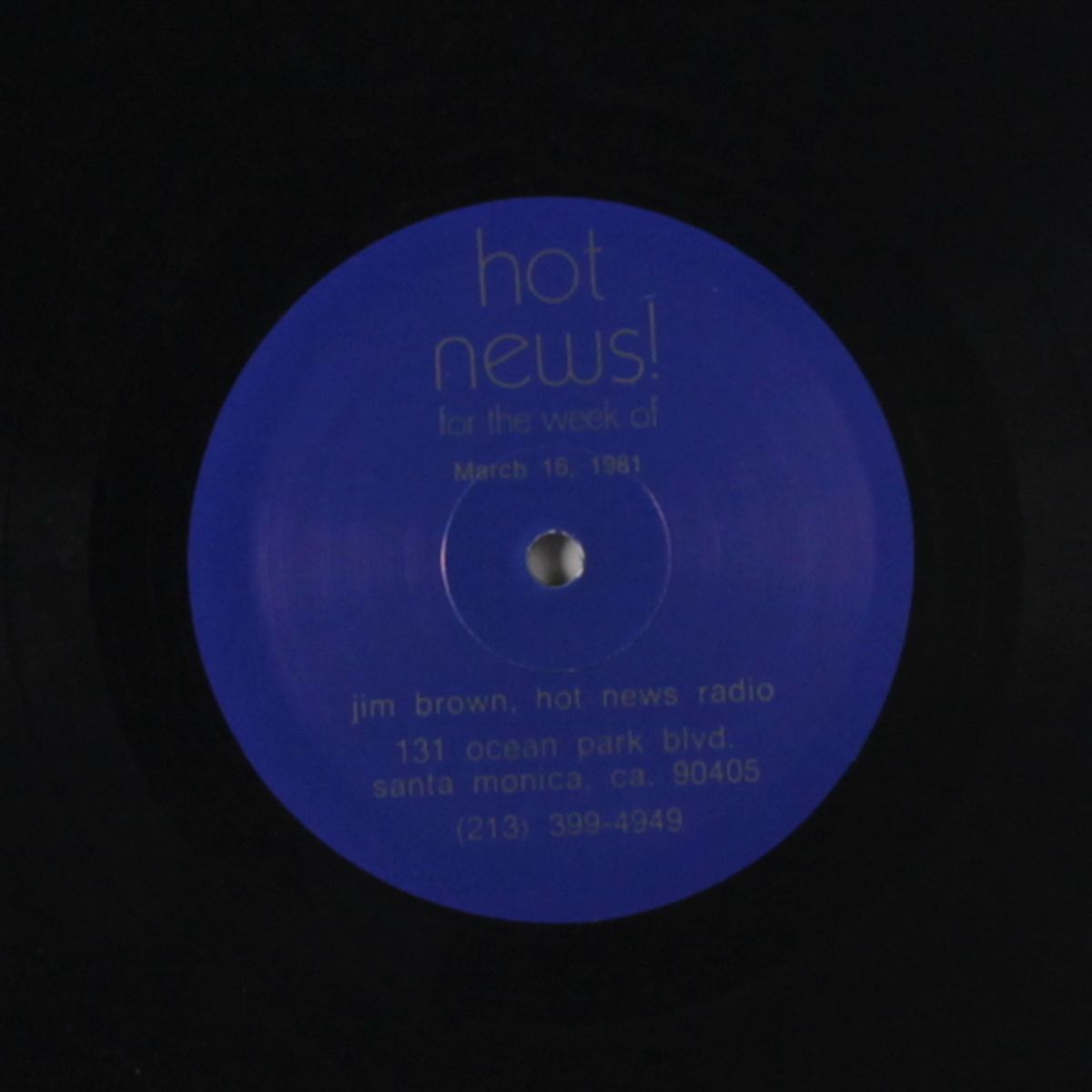 hot news march 23, 1981 by JIM BROWN