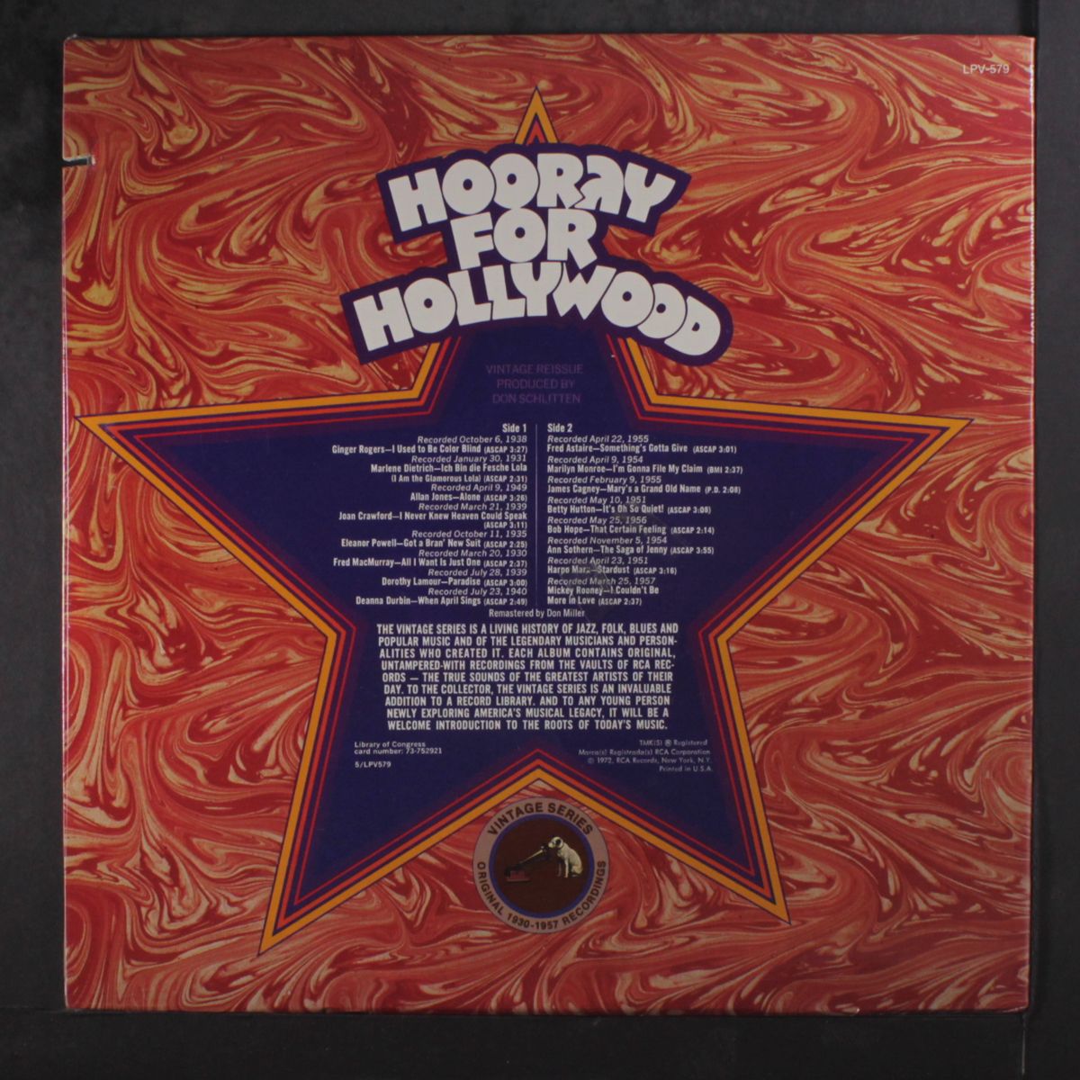 hooray for hollywood by VARIOUS