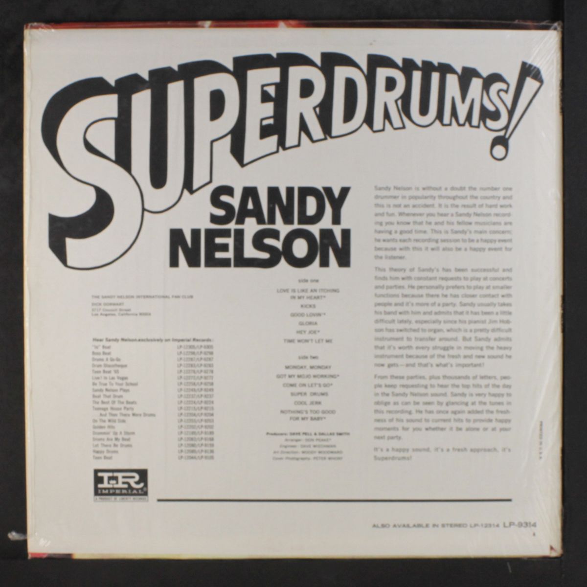 superdrums by SANDY NELSON