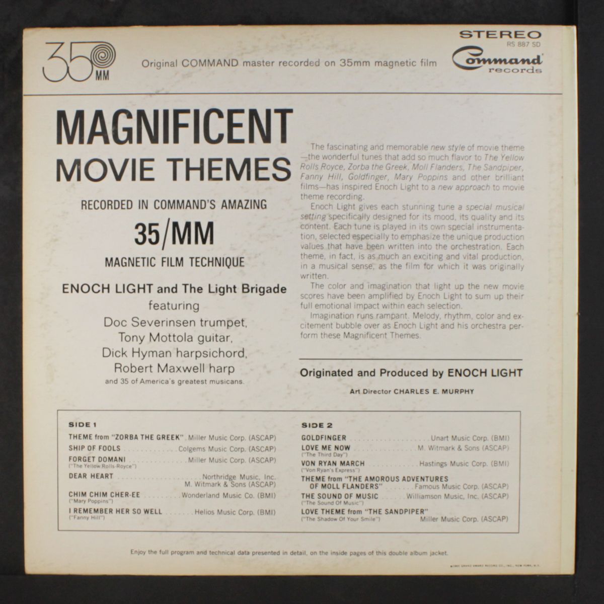 magnificent movie themes by ENOCH LIGHT