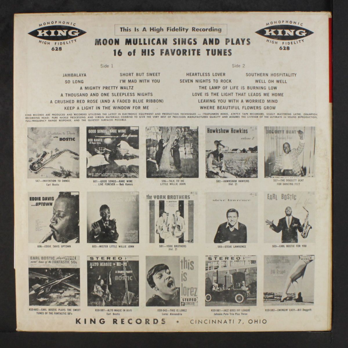 sings and plays 16 of his favorite tunes by MOON MULLICAN