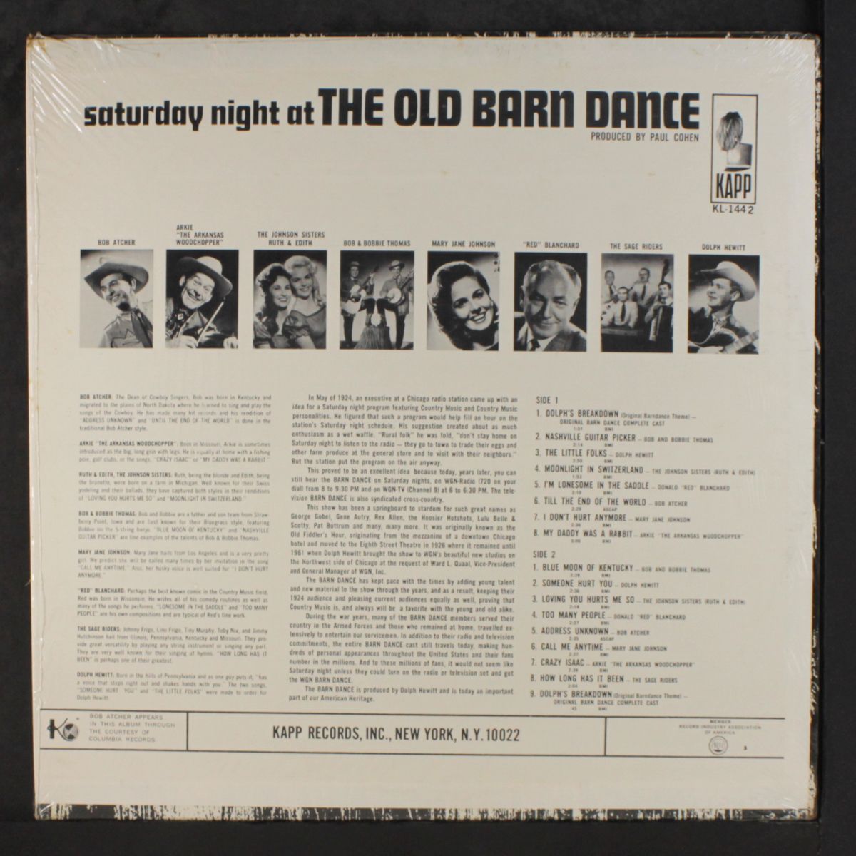 saturday night at the old barn dance by VARIOUS