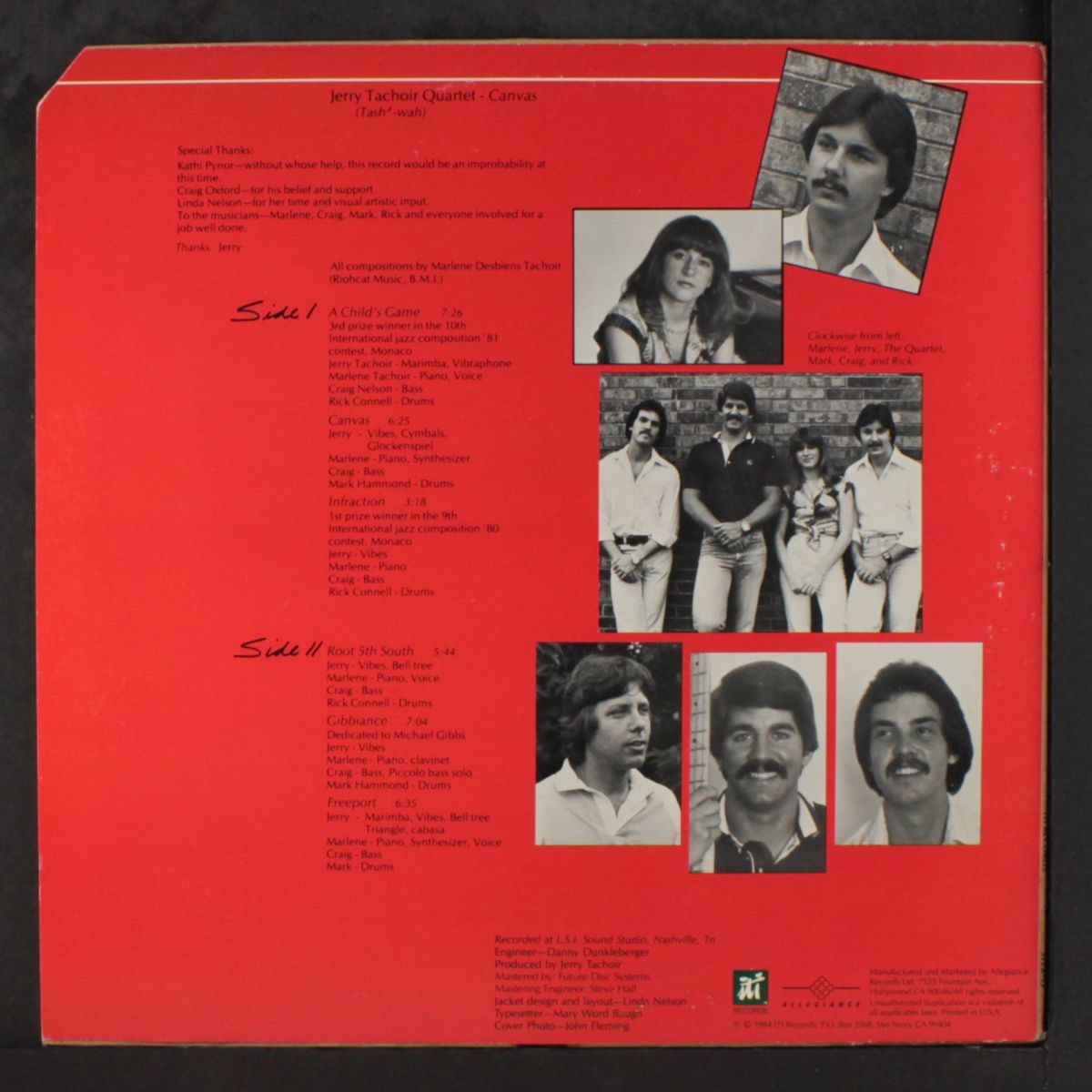 canvas by JERRY TACHOIR QUARTET