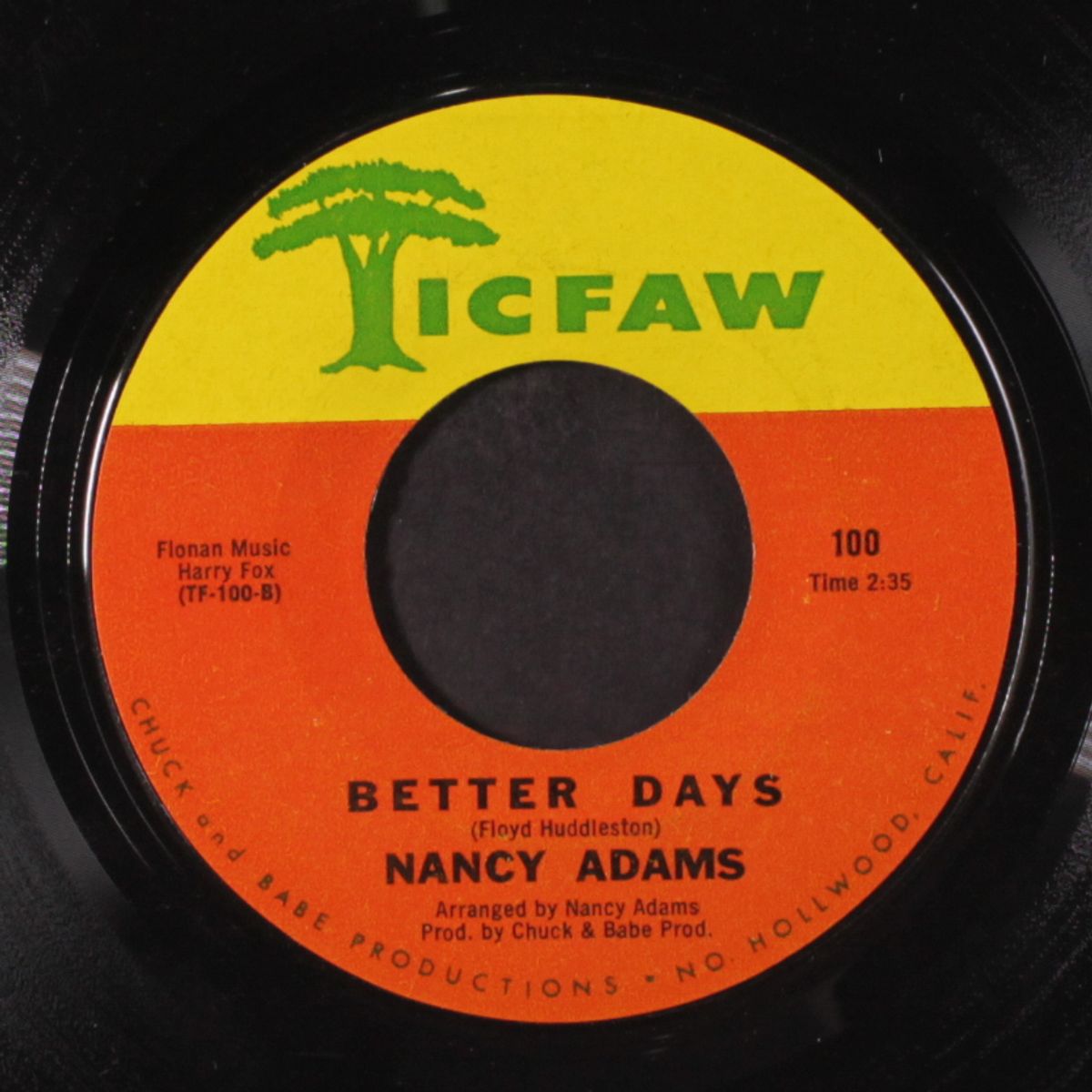 better days / everybody's got a song by NANCY ADAMS