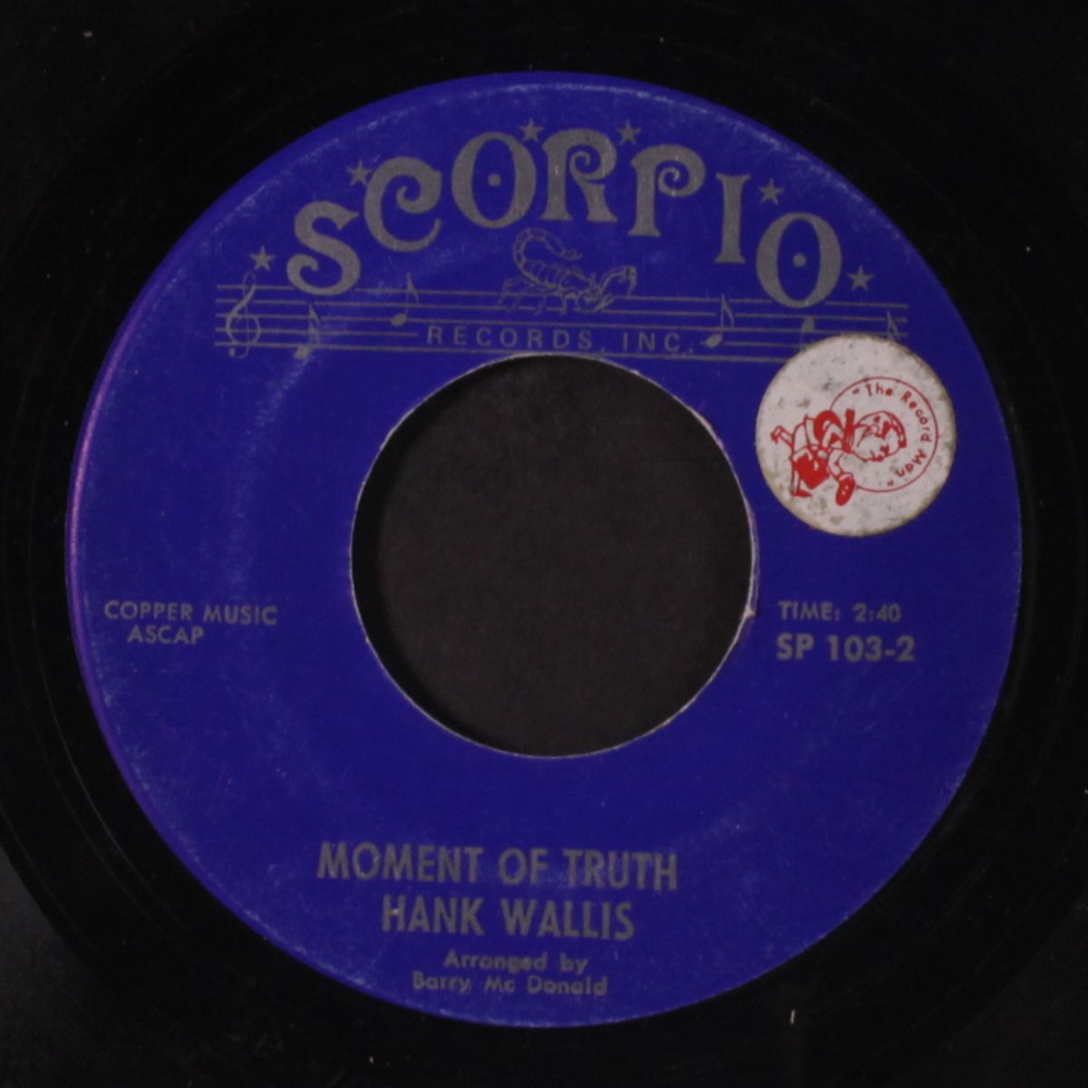 moment of truth / skinny dippin by HANK WALLIS