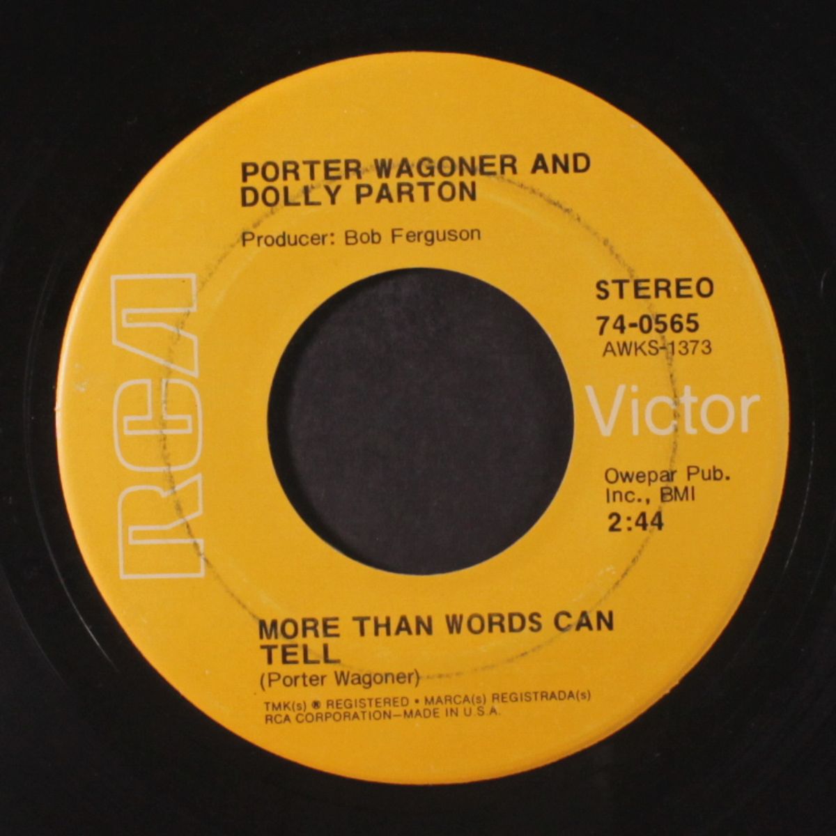 more than words can tell / burning the midnight oil by PORTER WAGONER & DOLLY PARTON