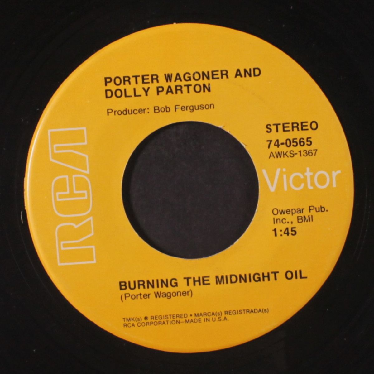 more than words can tell / burning the midnight oil by PORTER WAGONER & DOLLY PARTON