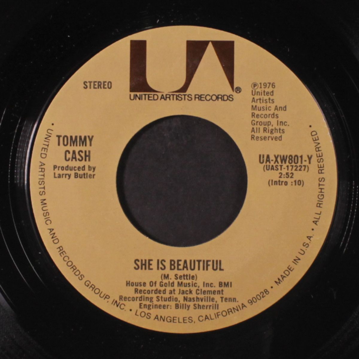 the final step / she is beautiful by TOMMY CASH