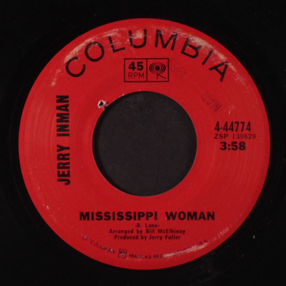 mississippi woman / one if for him, two, if for me by JERRY INMAN