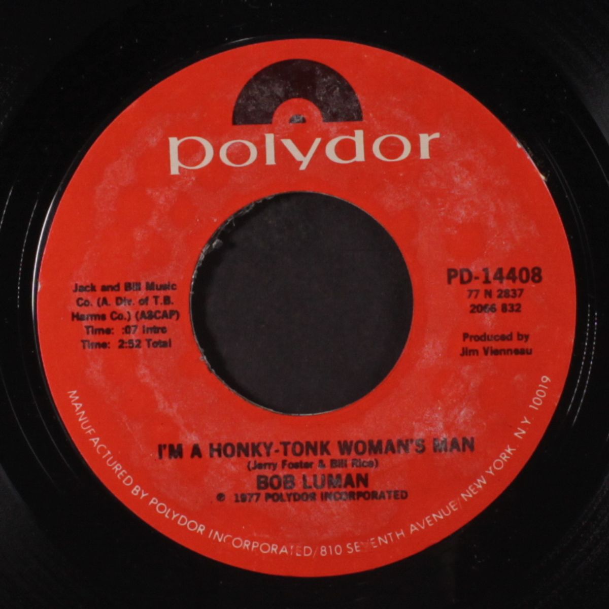 i'm a honky-tonk woman's man/mono by BOB LUMAN