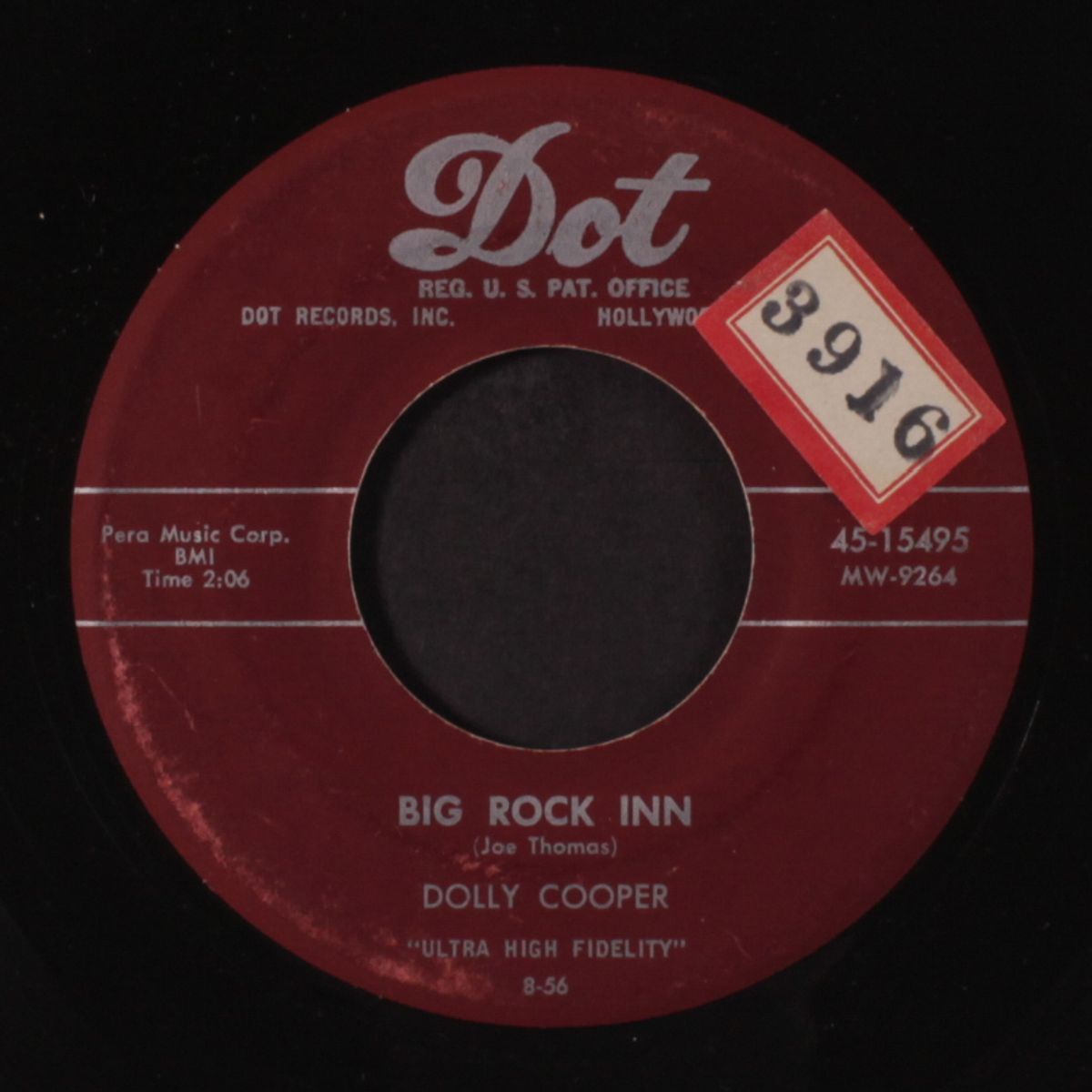 big rock inn / i'm looking through your window by DOLLY COOPER