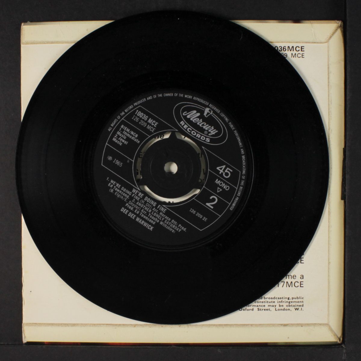 we're doing fine by DEE DEE WARWICK