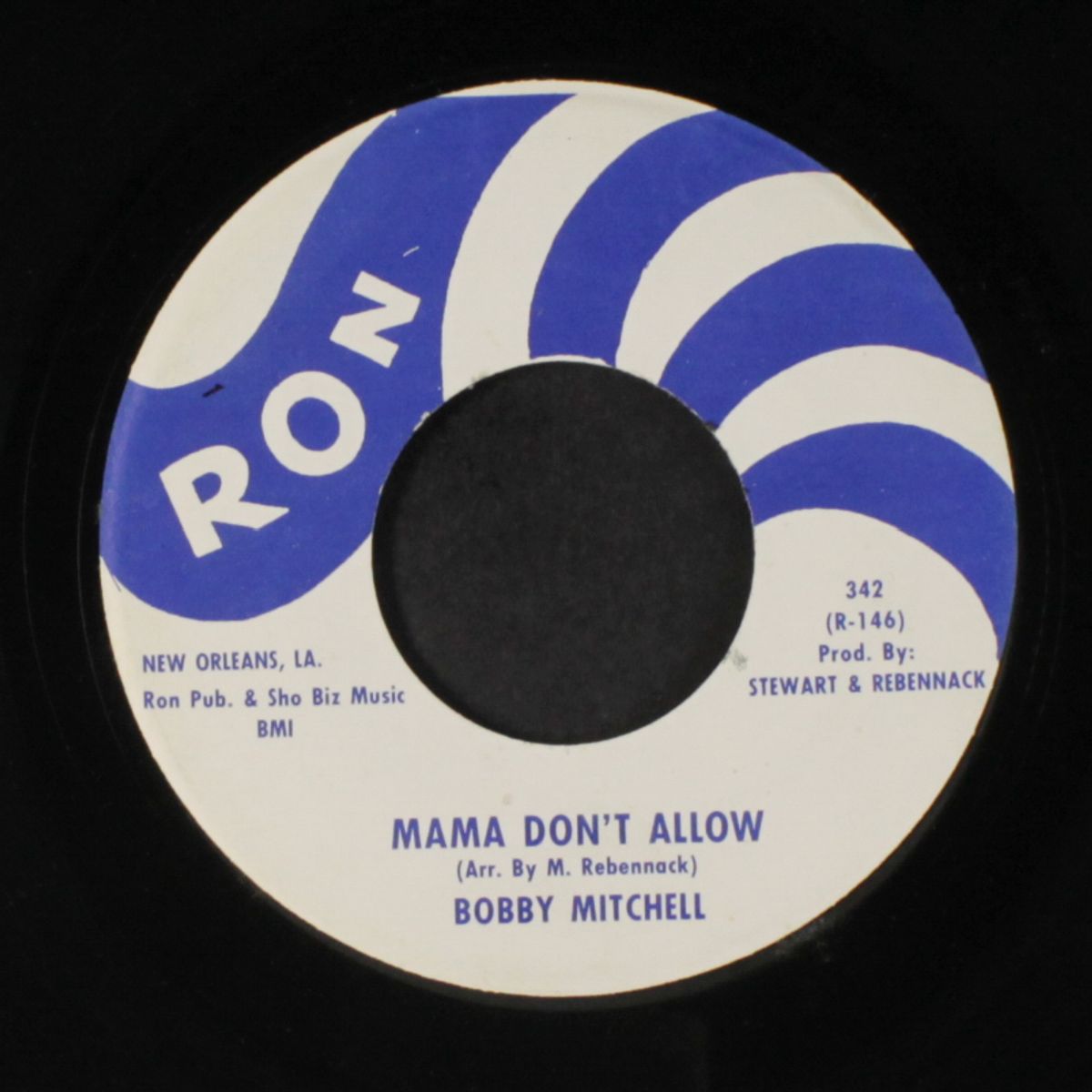mama don't allow / there's only one of you by BOBBY MITCHELL