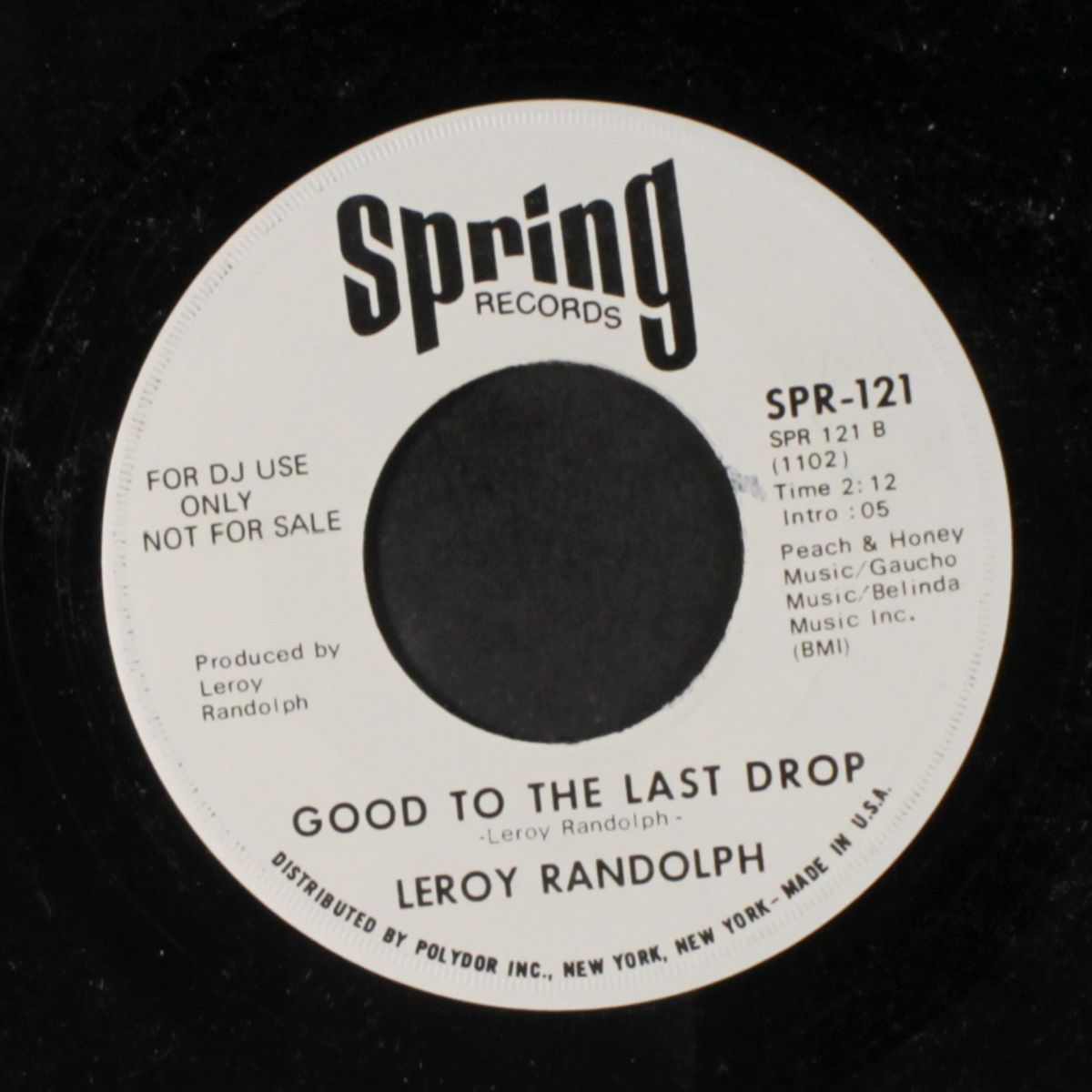 the tender trap / good to the last drop by LEROY RANDOLPH & GROUP