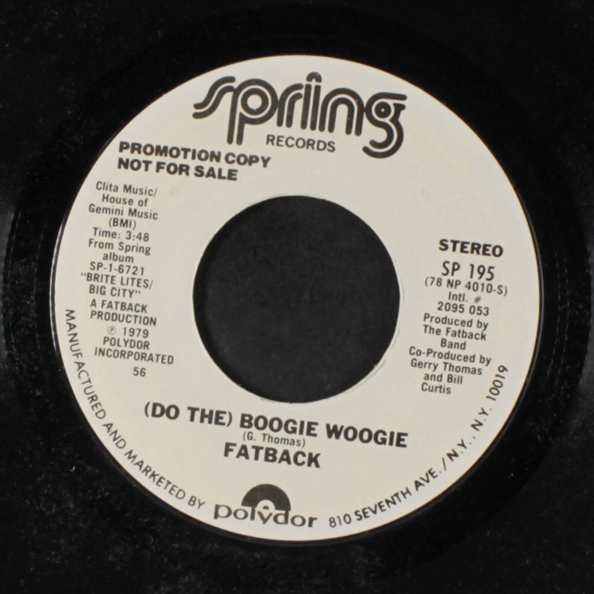 (do the) boogie woogie / same by FATBACK