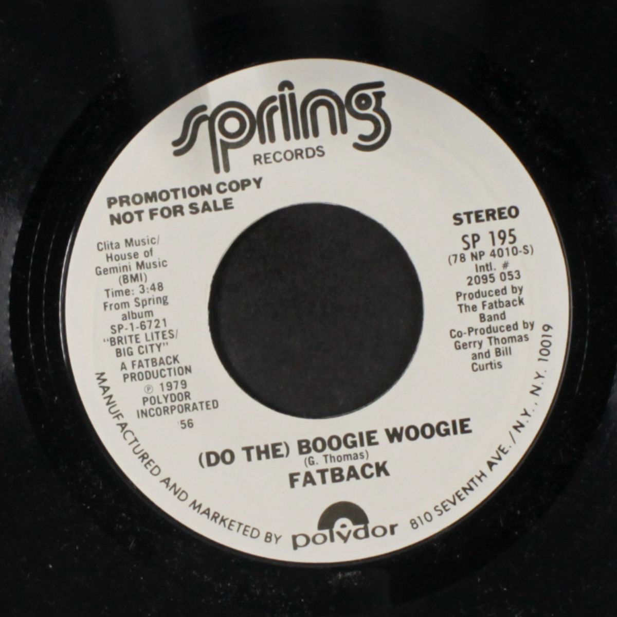 (do the) boogie woogie / same by FATBACK