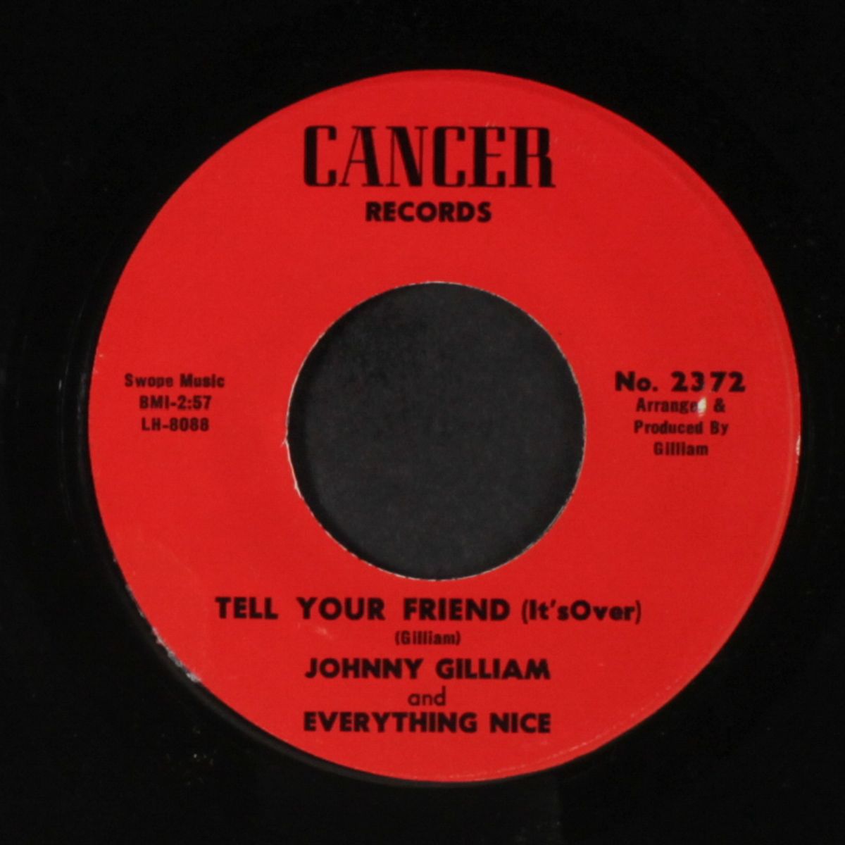 tell your friend it's over / peace on earth by JOHNNY GILLIAM & EVERYTHING NICE