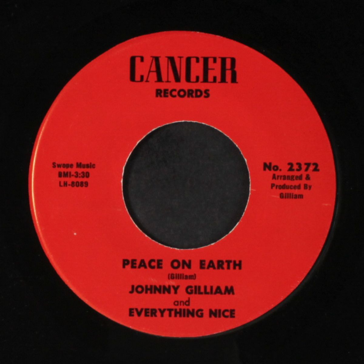 tell your friend it's over / peace on earth by JOHNNY GILLIAM & EVERYTHING NICE