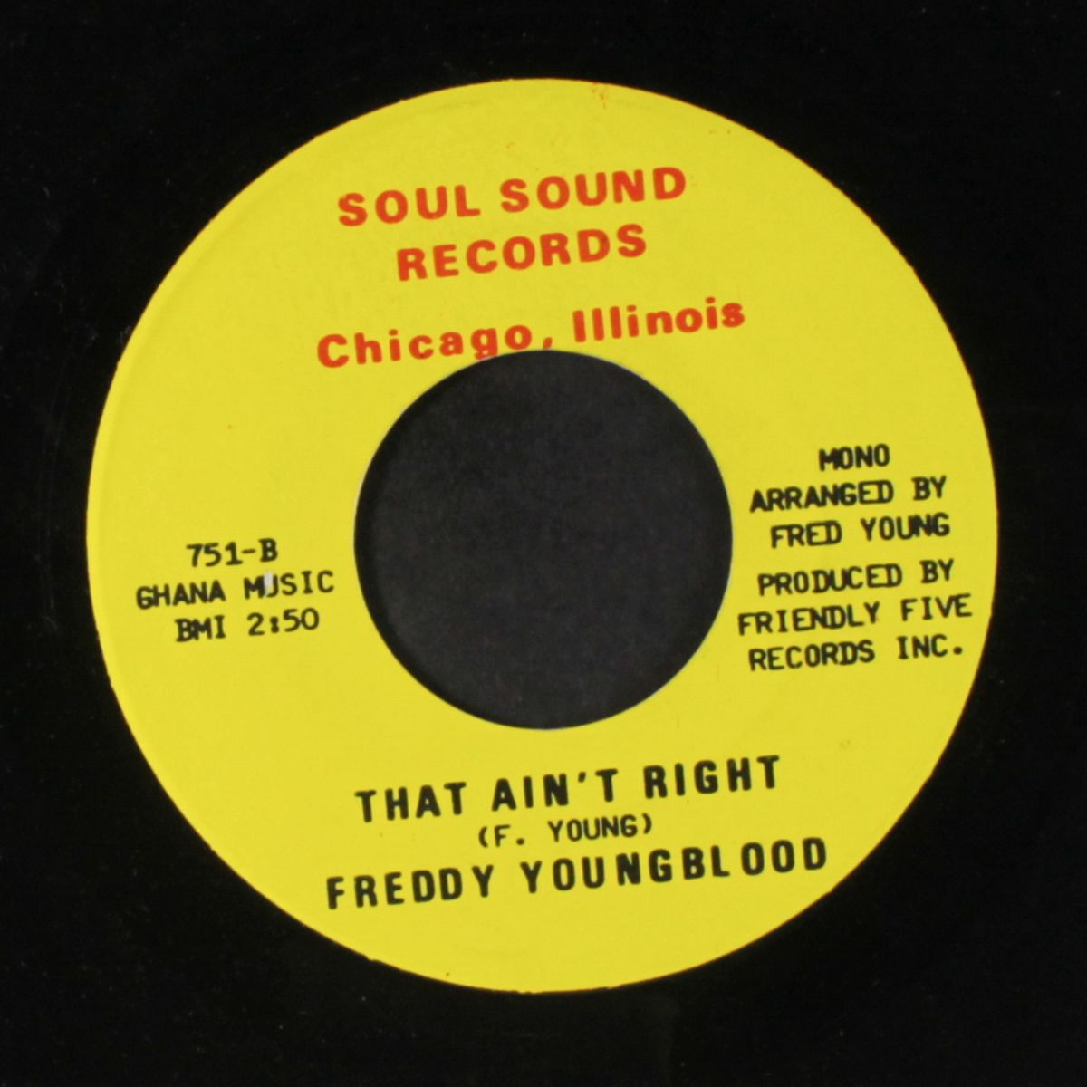 baby brown / t'aint that right by FREDDY YOUNGBLOOD