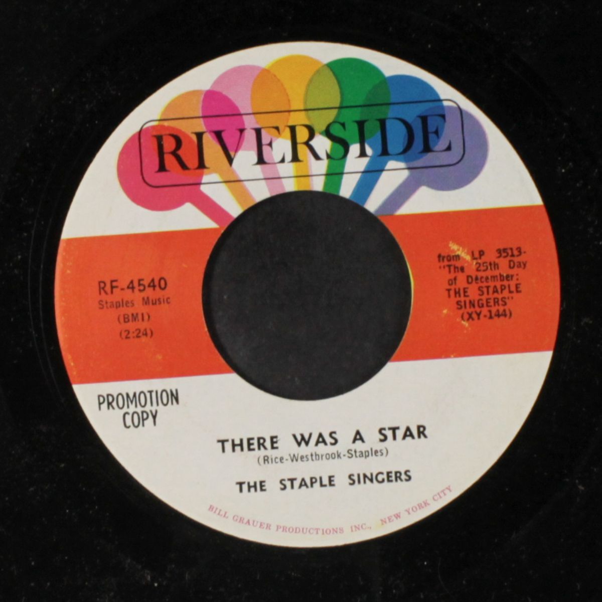 the virgin mary had one son / there was a star by STAPLE SINGERS