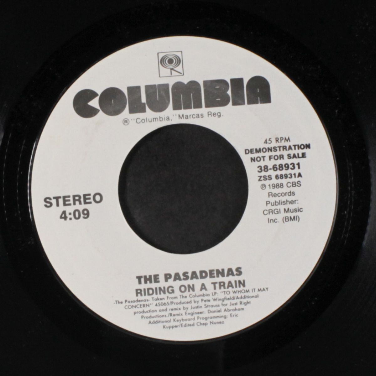 riding on a train / same by PASADENAS