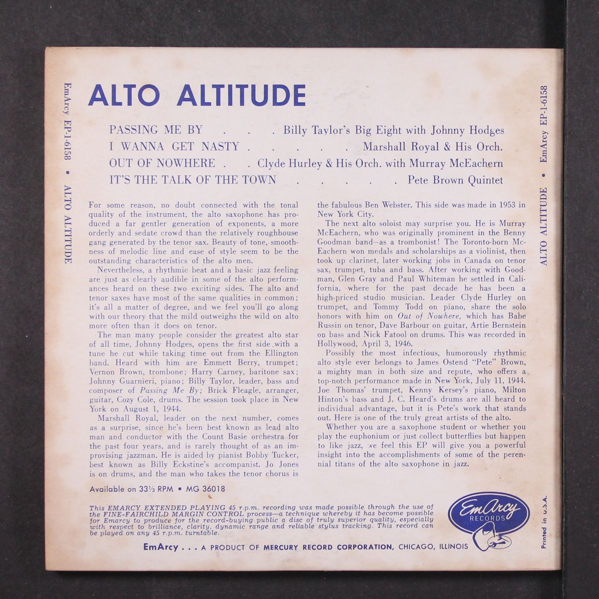 alto altitude by VARIOUS