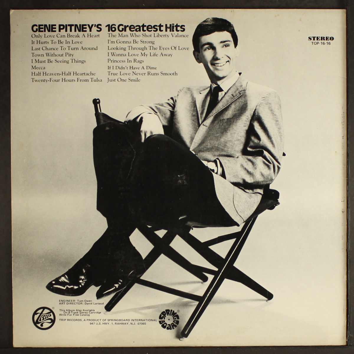 16 greatest hits by GENE PITNEY
