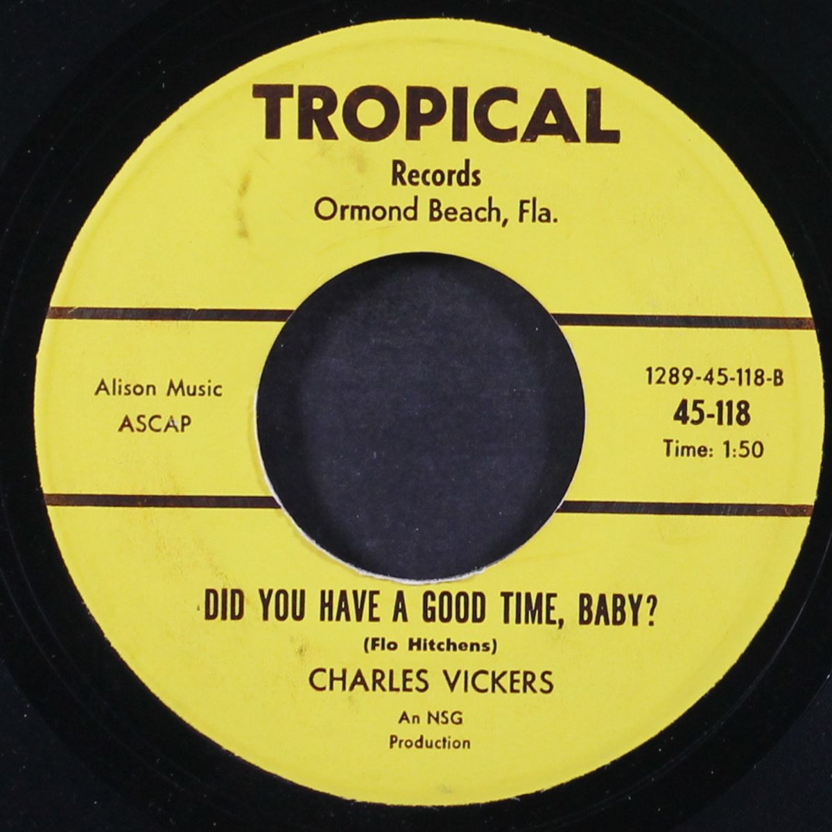 every day's a blue monday / did you have a good time, baby? by CHARLES VICKERS