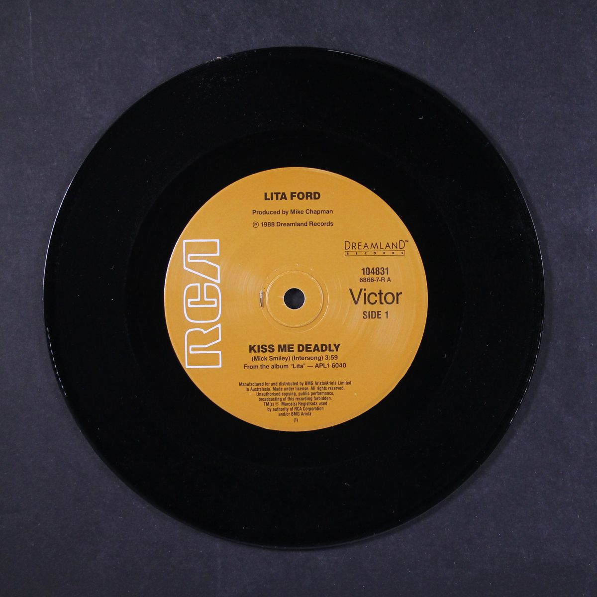 kiss me deadly / broken dreams by LITA FORD