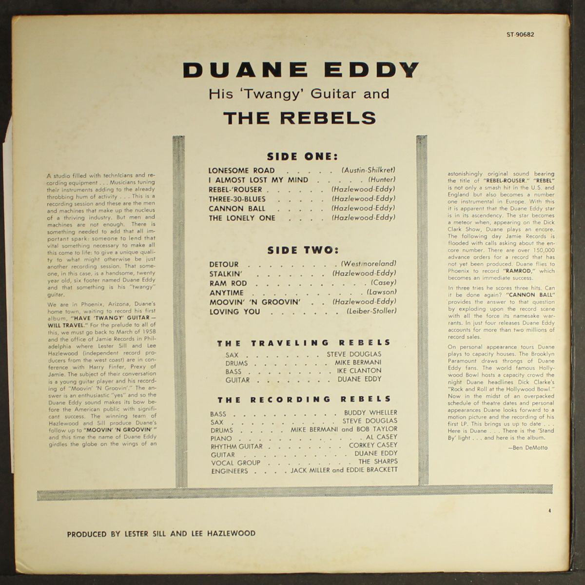 have 'twangy' guitar - will travel by DUANE EDDY
