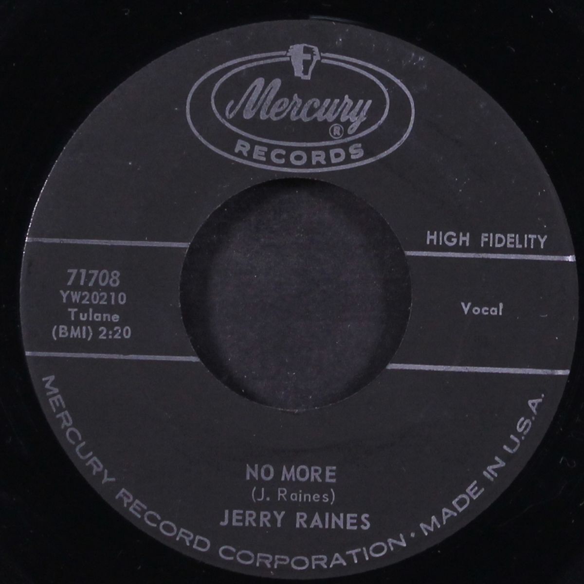 no more / has been by JERRY RAINES