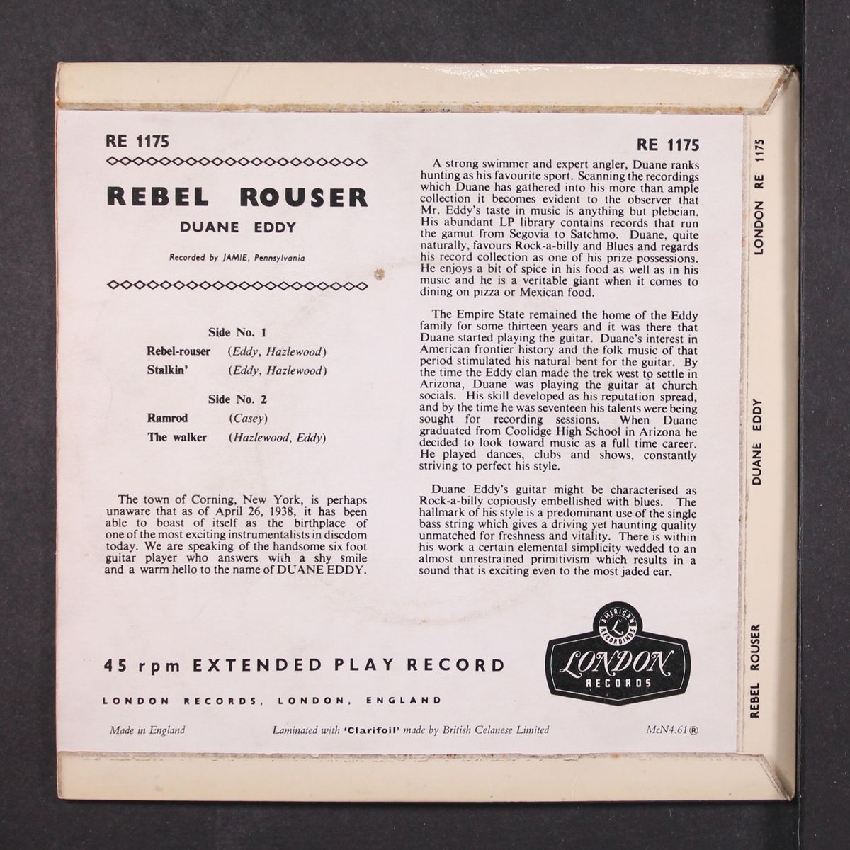 rebel rouser by DUANE EDDY