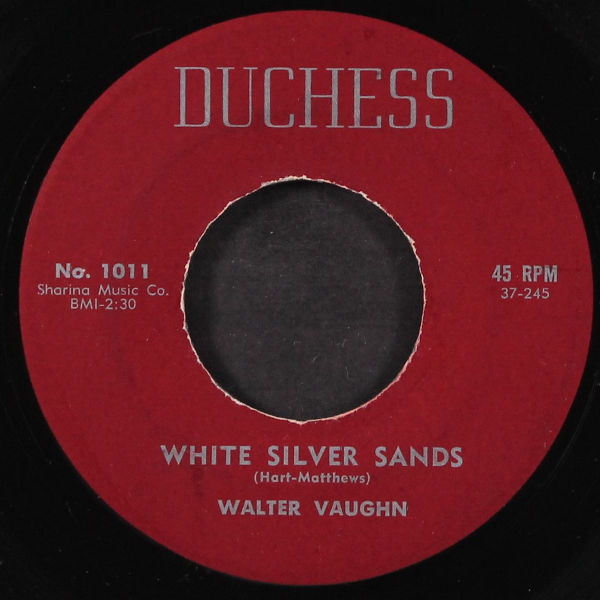 white silver sands / going down the railroad track by WALTER VAUGHN