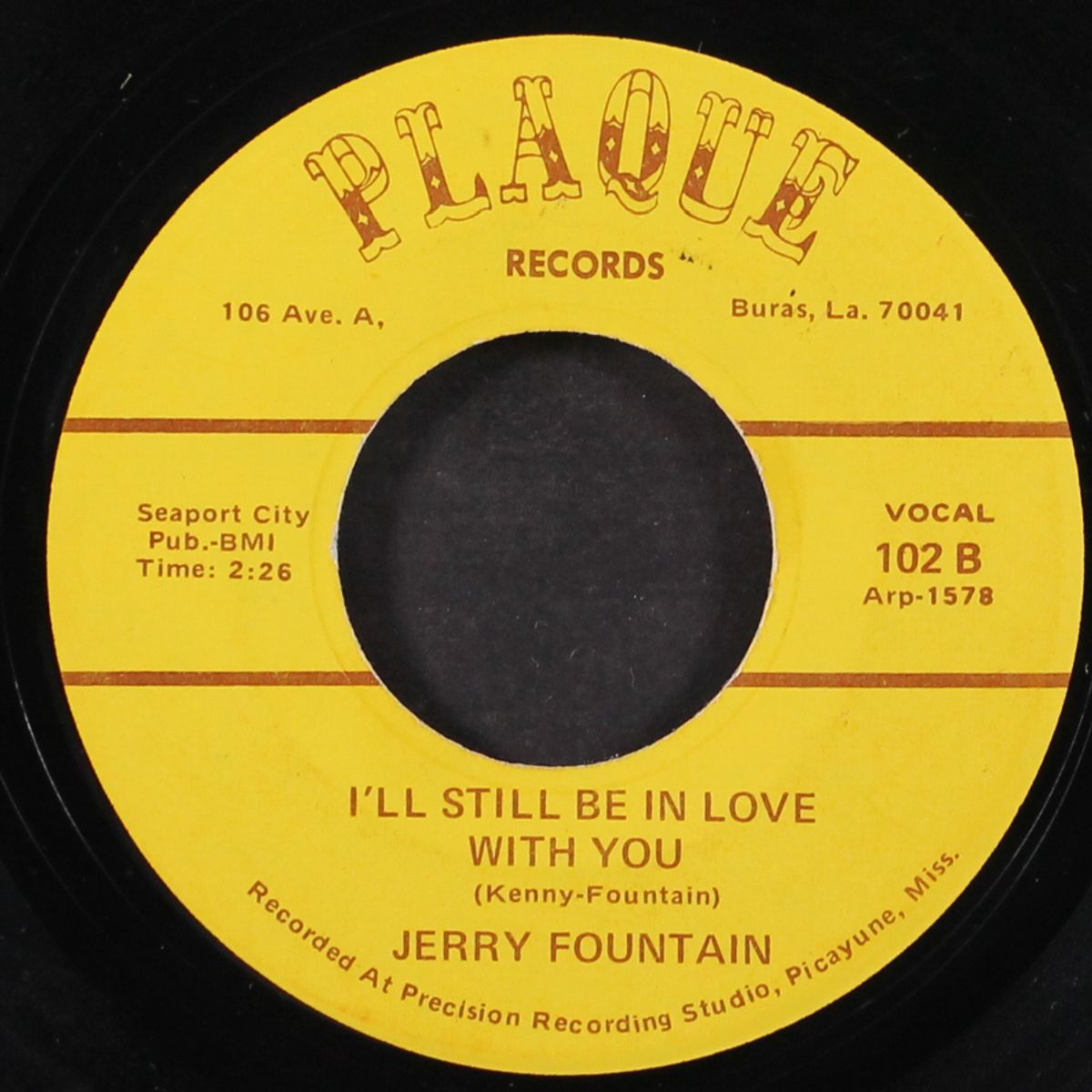 i'll still be in love with you / the girl behind the bar by JERRY FOUNTAIN