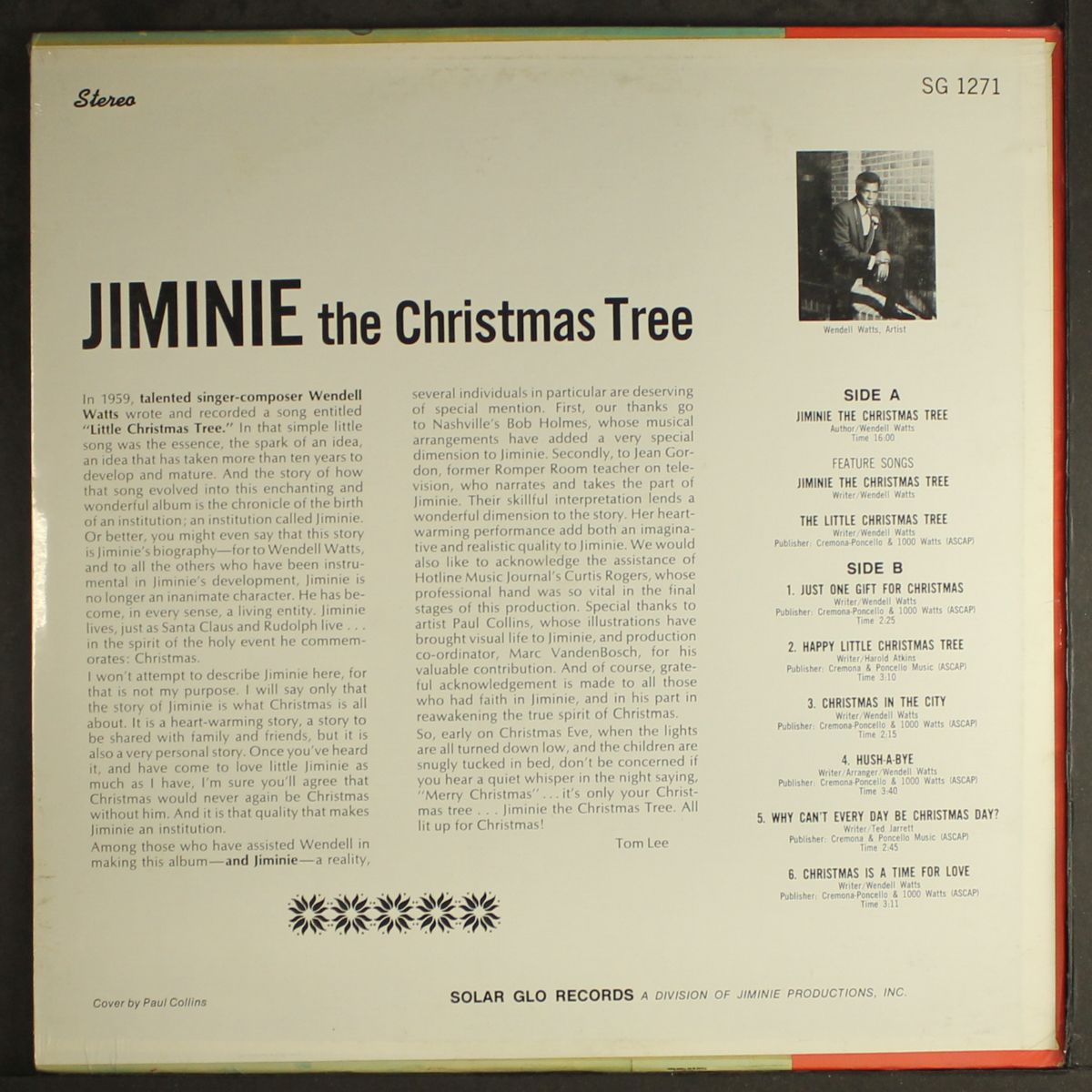 jiminie the christmas tree by WENDELL WATTS