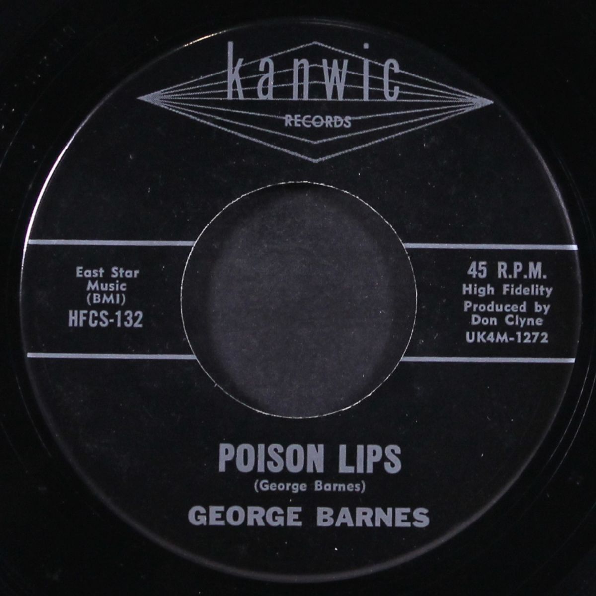 hutchinson is my home town / poison lips by GEORGE BARNES