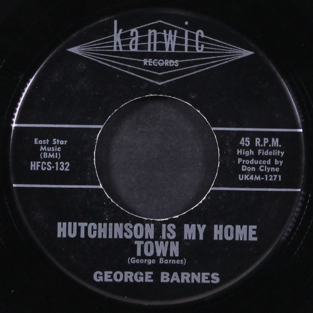 hutchinson is my home town / poison lips by GEORGE BARNES