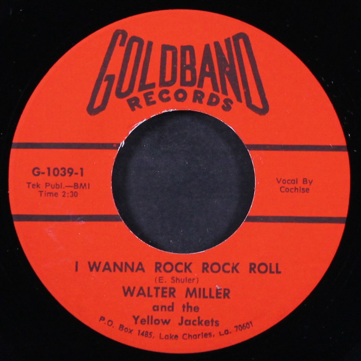 i wanna rock rock roll / lonely paths of life by WALTER MILLER & YELLOW JACKETS