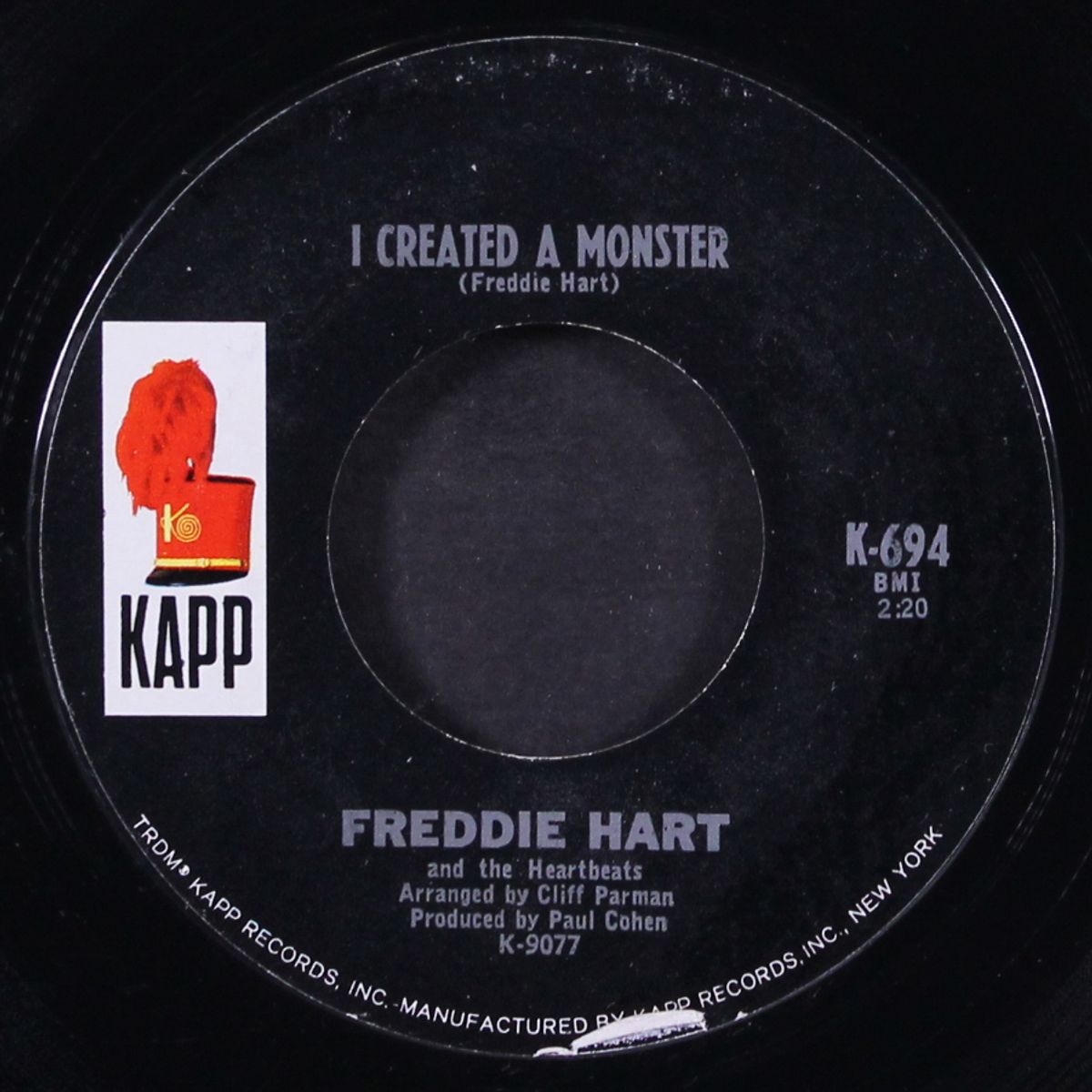 hank williams' guitar / i created a monster by FREDDIE HART