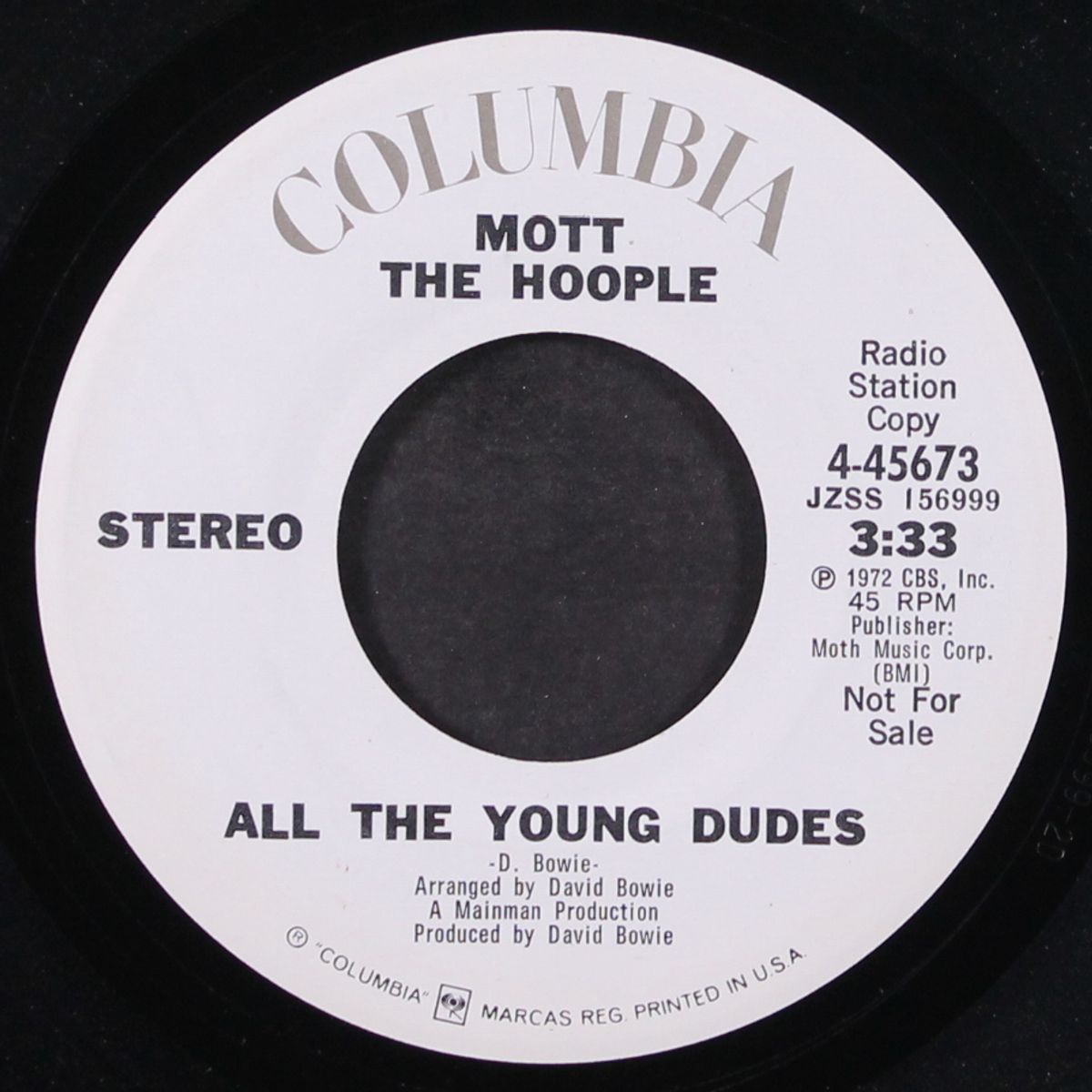 all the young dudes / mono by MOTT THE HOOPLE