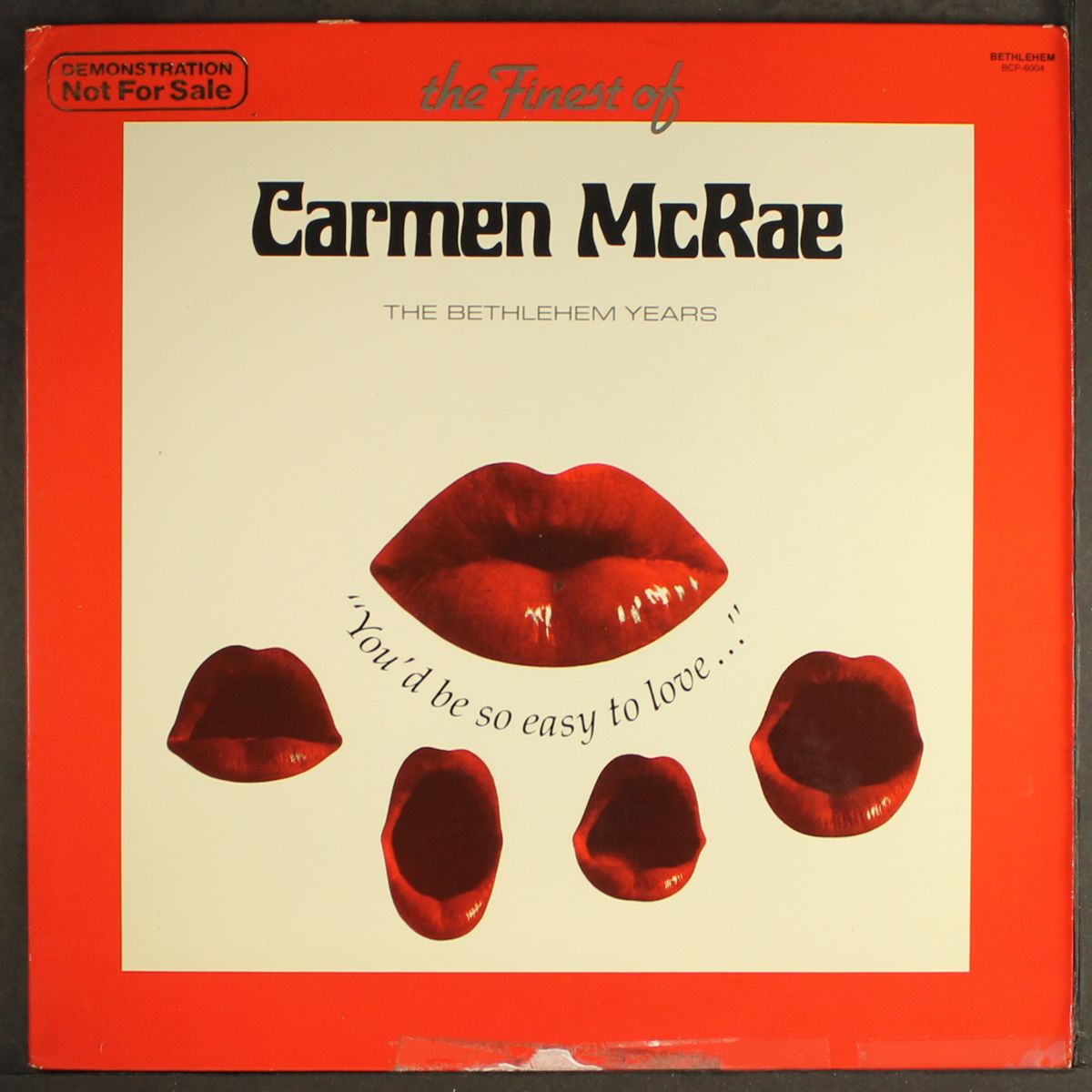 the finest of - you'd be so easy to love by CARMEN MCRAE