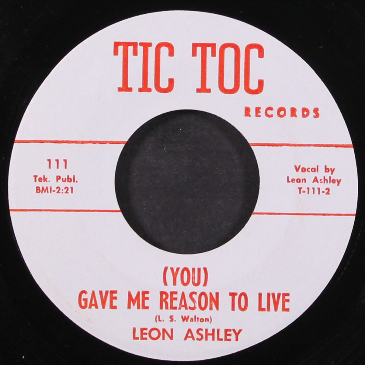 you've got a heartbreak / gave me a reason to live by LEON ASHLEY