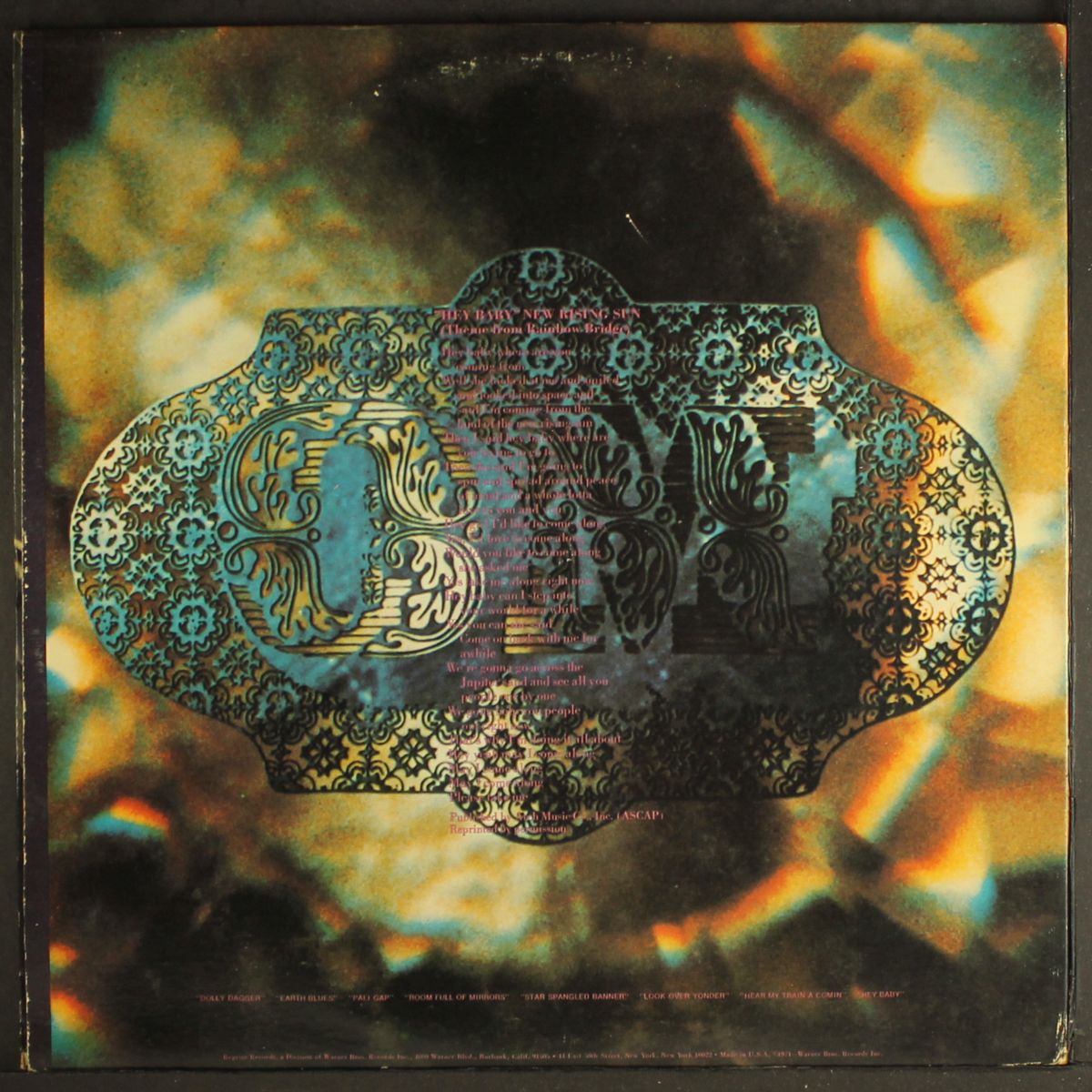 rainbow bridge (original motion picture sound track) by JIMI HENDRIX