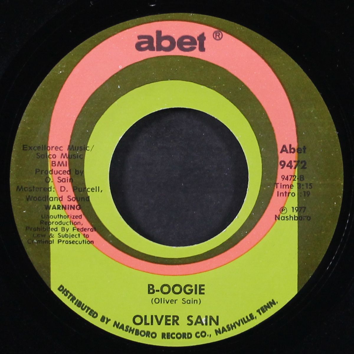 feel like dancin' / b-oogie by OLIVER SAIN
