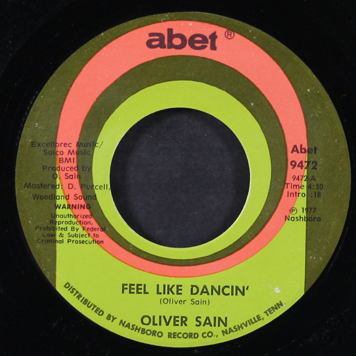 feel like dancin' / b-oogie by OLIVER SAIN