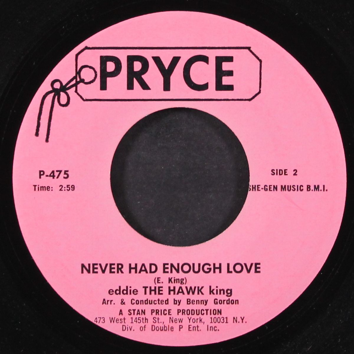 hey landlord / never had enough love by EDDIE 'THE HAWK' KING