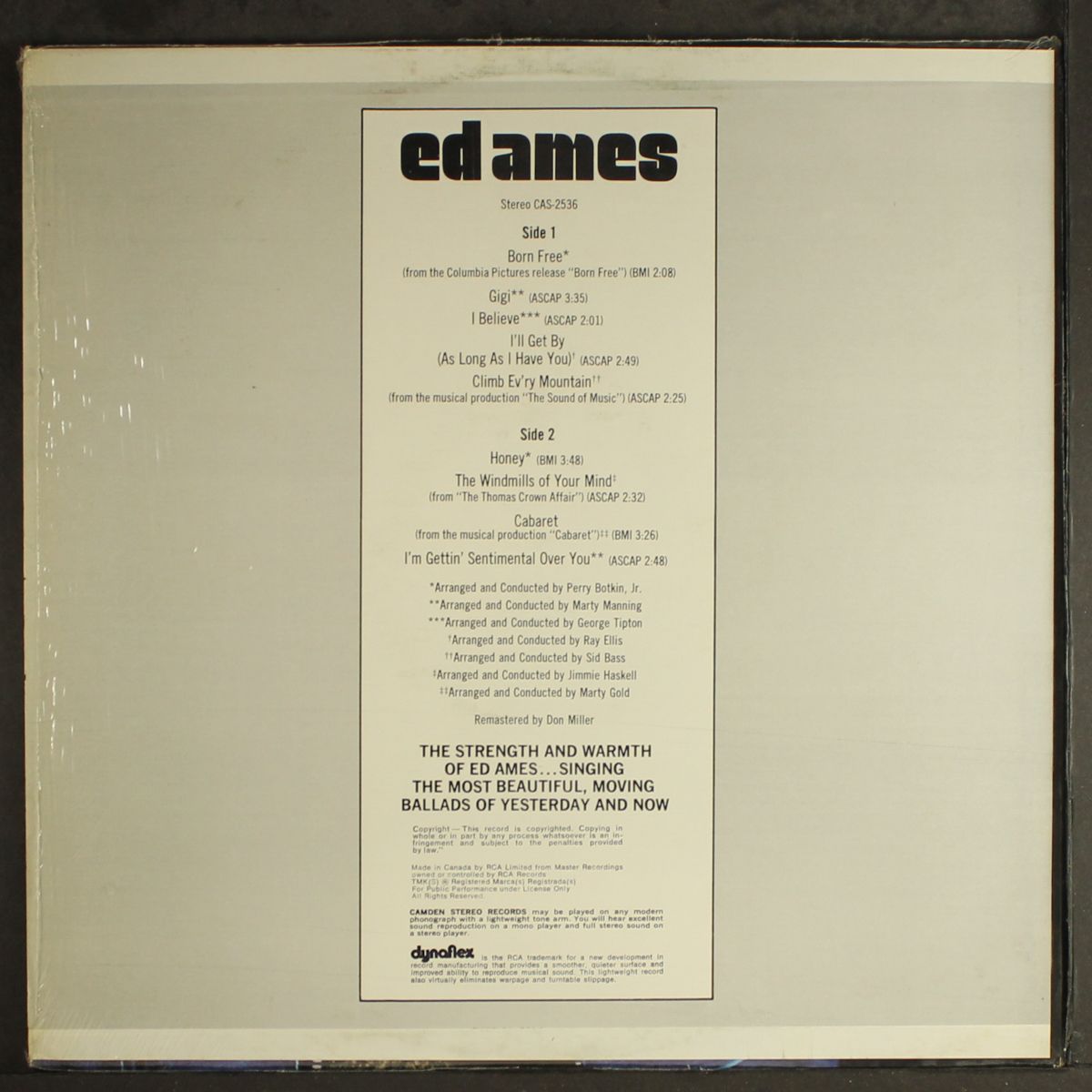ed ames by ED AMES